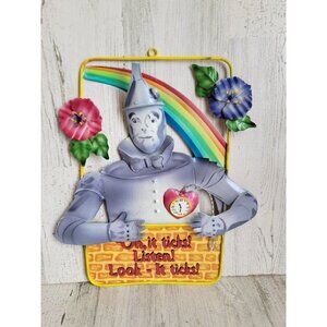 Vintage wizard of Oz sign tin man Hanging metal sign home decor